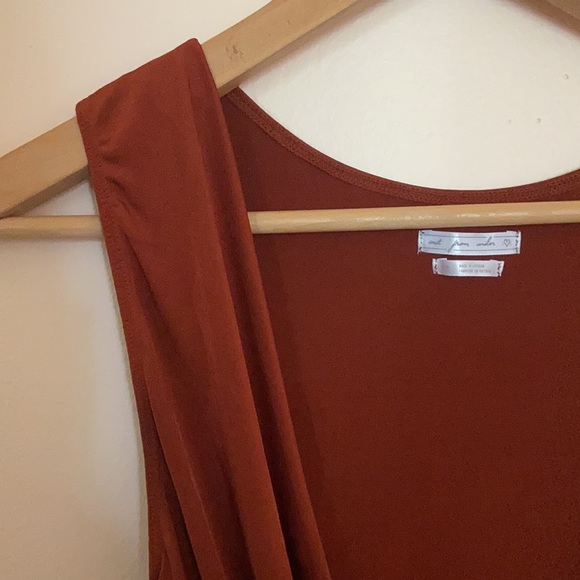 UO out from under Remy Wrap Bodysuit in Rust - Picture 8 of 10